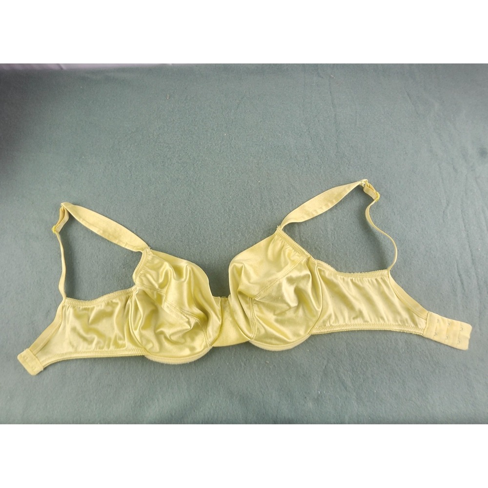 Victoria's Secret Pale Yellow Satin Underwire Bra